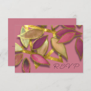 Bat Mitzvah Rose Burgundy Watercolor Petals Star Einladung