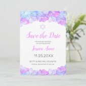 Bat Mitzvah Save the Date (Stehend Vorderseite)