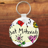 Bat Mitzvah Schlüsselanhänger (Vorderseite)