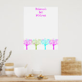 Bat Mitzvah Sign in Board Poster (Küche)