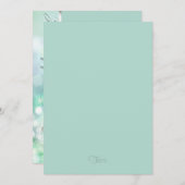 Bat Mitzvah Sparkle Einladung (Vorne/Hinten)