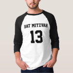 Bat Mitzvah Sports Jersey T-Shirt<br><div class="desc">Das Shirt des Sportteams. Bat mitzvah 13.</div>