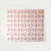 Bat Mitzvah Step und wiederholen Rose Gold Hinterg Wandteppich (Vorderseite (Horizontal))