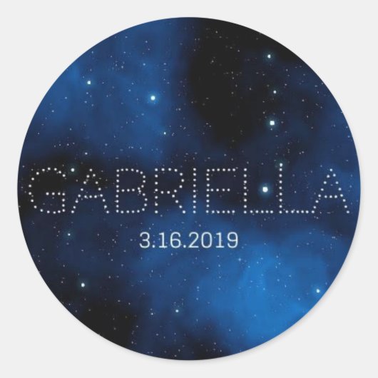 Bat Mitzvah Sticker (Vorderseite)