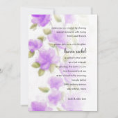 Bat Mitzvah Sweet Azaleas Einladung (Vorderseite)