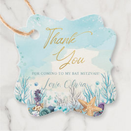 Bat Mitzvah Unterhalb des Meeres Strand Geburtstag Geschenkanhänger