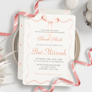 Bat Mitzwa Einladung