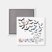 BAT-Musikdesign 2 Magnet (Vorderseite/Rückseite)