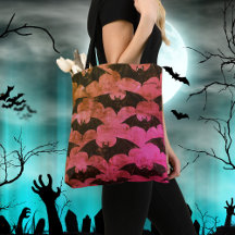 Bat Muster mehrfarbiger Hintergrund Halloween Them