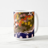 Bat Night Sky Kaffeetasse (VorderseiteRechts)
