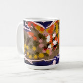 Bat Night Sky Kaffeetasse (Vorderseite Links)