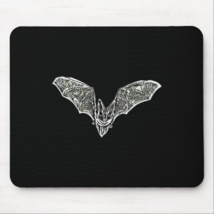 Bat Night Vampire Halloween Wing Flying Mammams Ba Mousepad