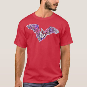 Bat Night Vampire Motif Halloween Flügel Mamm flie T-Shirt