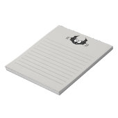 Bat Notepad Notizblock (Rotiert)