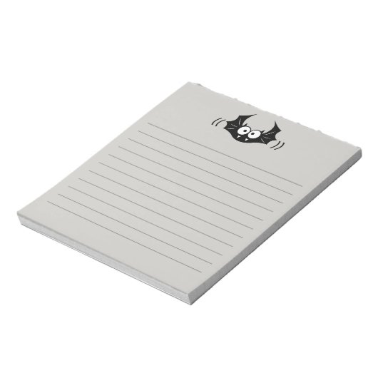 Bat Notepad Notizblock (Rotiert)