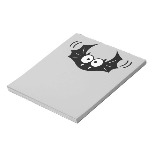 Bat Notepad Notizblock (Rotiert)