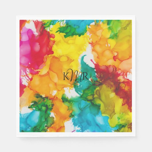 Bat oder Bar Mitzvah Ein Abstrich von Neapel Serviette (Vorderseite)