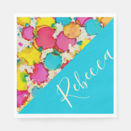 Bat oder Bar Mitzvah Napkins Confetti Serviette