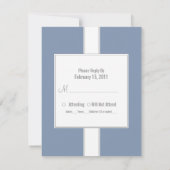 Bat (oder Bar) Mitzvah Reply Cards RSVP Karte (Rückseite)