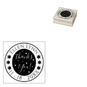 Bat oder Bar Mitzvah Stars Inking Rubber Briefmark Gummistempel (Stempel)