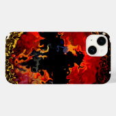 Bat on Fire Cool Animal Case-Mate iPhone Hülle (Rückseite (Horizontal))