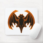 Bat Orange Das MUSEUM Zazzle Geschenke Mousepad (Mit Mouse)