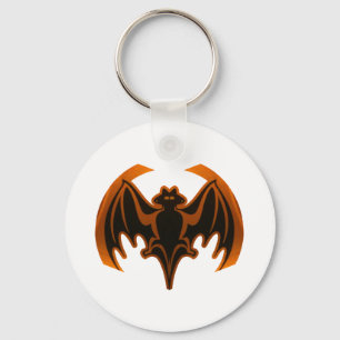 Bat Orange Das MUSEUM Zazzle Geschenke Schlüsselanhänger