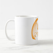 Bat Orange Inv the MUSEUM Zazzle Geschenke Kaffeetasse (Links)