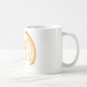 Bat Orange Inv the MUSEUM Zazzle Geschenke Kaffeetasse
