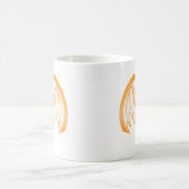 Bat Orange Inv the MUSEUM Zazzle Geschenke Kaffeetasse (Mittel)