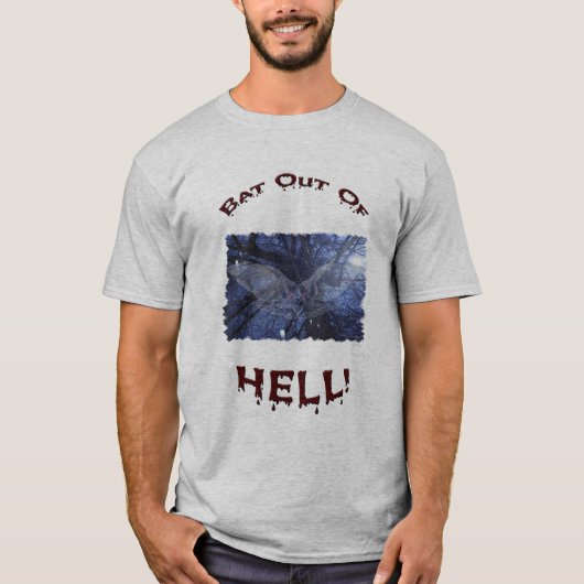 "Bat out Hell"-T-Shirts T-Shirt (Vorderseite)