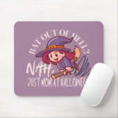 Bat Out of Hell? Nah, nur Mama zu Halloween Mousepad (Mit Mouse)