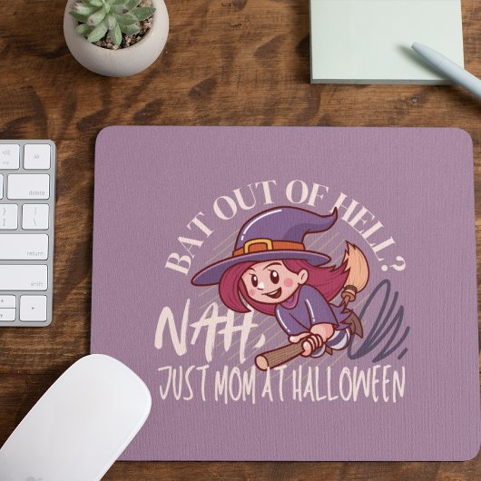 Bat Out of Hell? Nah, nur Mama zu Halloween Mousepad