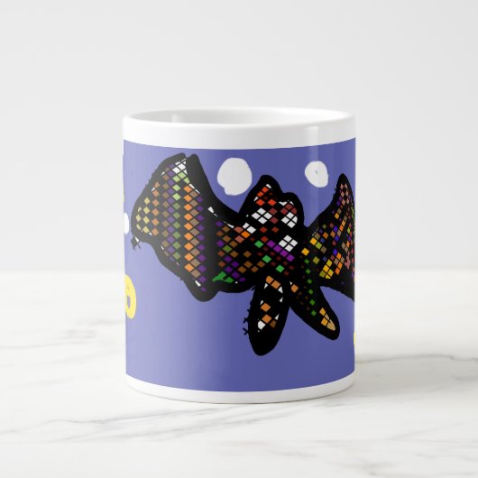 Bat-Patch Halloween Jumbo-Tasse (Vorderseite)