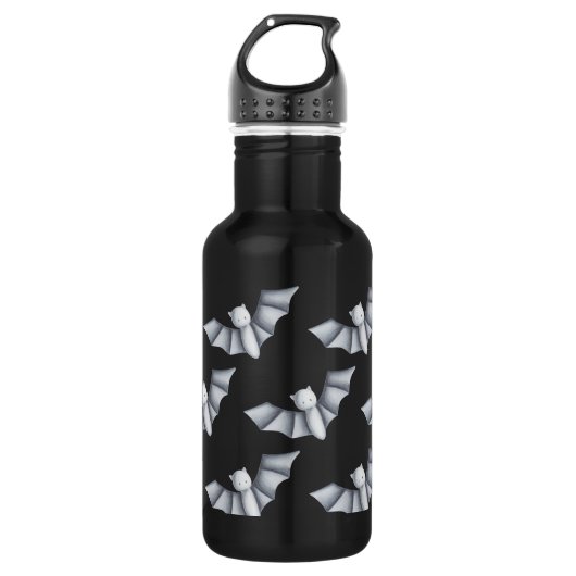 Bat Pattern Edelstahlflasche (Vorderseite)