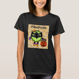 Bat Pickle | Witziges Halloween-Pickle T-Shirt