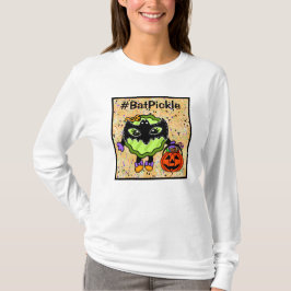 Bat Pickle | Witziges Halloween-Pickle T-Shirt