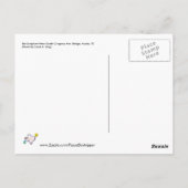 Bat Sculpture near S. Congress Bridge, Austin, TX Postkarte (Rückseite)