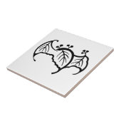 Bat shaped paulownia fliese (Seite)