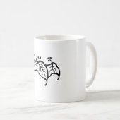 Bat shaped paulownia kaffeetasse (VorderseiteRechts)