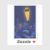 Bat Signal Over Gotham Aufkleber (Blatt)