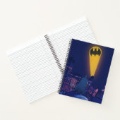 Bat Signal Over Gotham Notizblock (Innenseite)