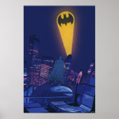 Bat Signal Over Gotham Poster (Vorne)