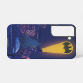 Bat Signal Over Gotham Samsung Galaxy Hülle (Rückseite (Horizontal))