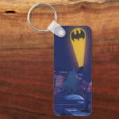 Bat Signal Over Gotham Schlüsselanhänger (Vorderseite)