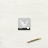 Bat-Silhouette - Nachhinweise Post-it Klebezettel (Auf Schreibtisch)