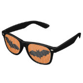 Bat Silhouette Retro Sonnenbrille (Schrägansicht)