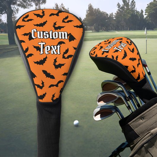 Bat Silhouetten Muster Golf Head Cover Headcover