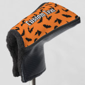 Bat Silhouetten Muster Golf Head Cover Headcover (3/4 Vorderseite)