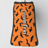 Bat Silhouetten Muster Golf Head Cover Headcover (Rotieren 90)